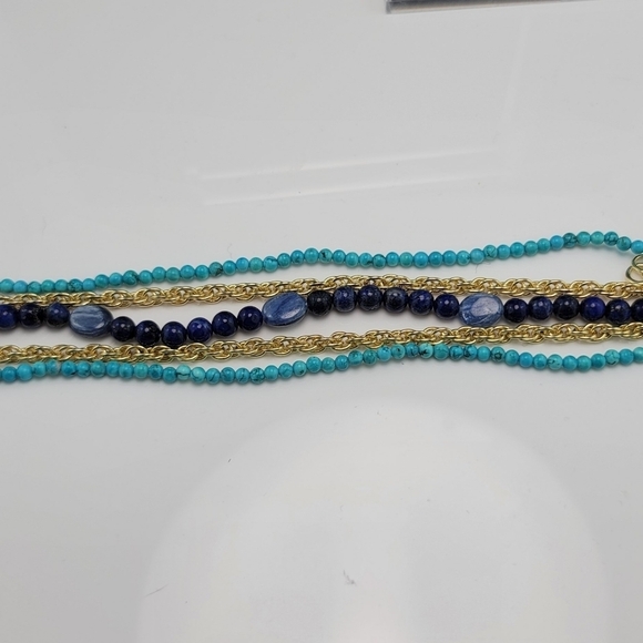 Blue, aqua and gold coloured bracelet EUC - Picture 8 of 8